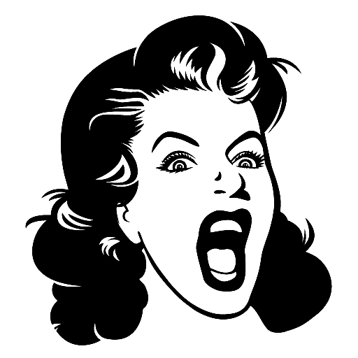 Frau Berger – Signet Schwarz